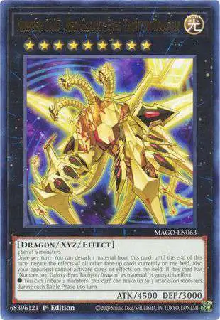 YuGiOh Maximum Gold Rare Number C107: Neo Galaxy-Eyes Tachyon Dragon MAGO-EN063