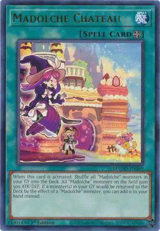 YuGiOh Maximum Gold Rare Madolche Chateau MAGO-EN069