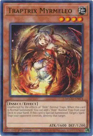 YuGiOh Maximum Gold Rare Traptrix Myrmeleo MAGO-EN074