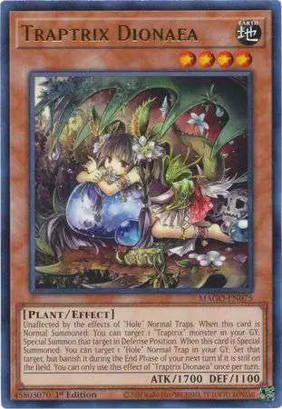 YuGiOh Maximum Gold Rare Traptrix Dionaea MAGO-EN075