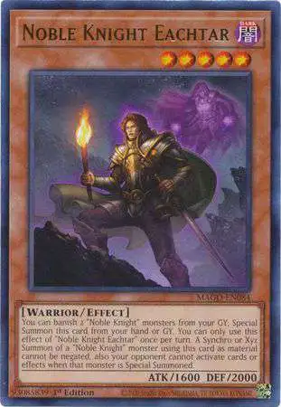 YuGiOh Maximum Gold Rare Noble Knight Eachtar MAGO-EN084