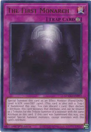 YuGiOh Maximum Gold Rare The First Monarch MAGO-EN091