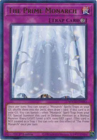 YuGiOh Maximum Gold Rare The Prime Monarch MAGO-EN093