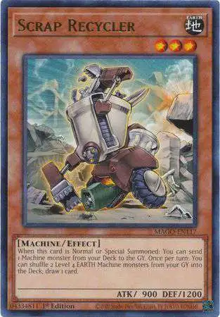 YuGiOh Maximum Gold Rare Scrap Recycler MAGO-EN117
