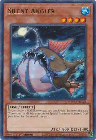 YuGiOh Maximum Gold Rare Silent Angler MAGO-EN122