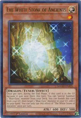 YuGiOh Maximum Gold Rare The White Stone of Ancients MAGO-EN125