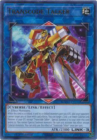 YuGiOh Maximum Gold Rare Transcode Talker MAGO-EN136
