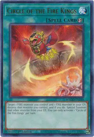 YuGiOh Maximum Gold Rare Circle of the Fire Kings MAGO-EN149