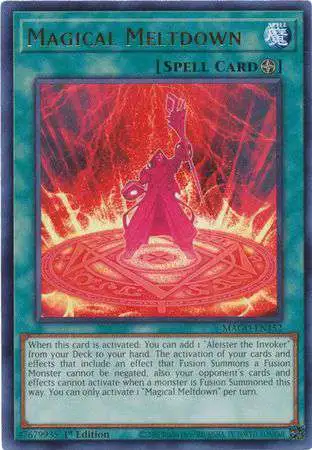 YuGiOh Maximum Gold Rare Magical Meltdown MAGO-EN152