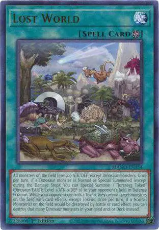 YuGiOh Maximum Gold Rare Lost World MAGO-EN154