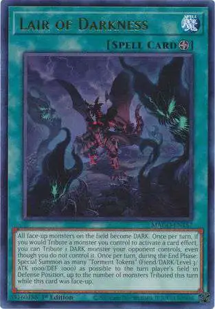 YuGiOh Maximum Gold Rare Lair of Darkness MAGO-EN157