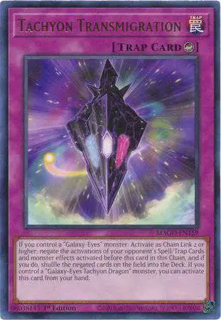 YuGiOh Maximum Gold Rare Tachyon Transmigration MAGO-EN159