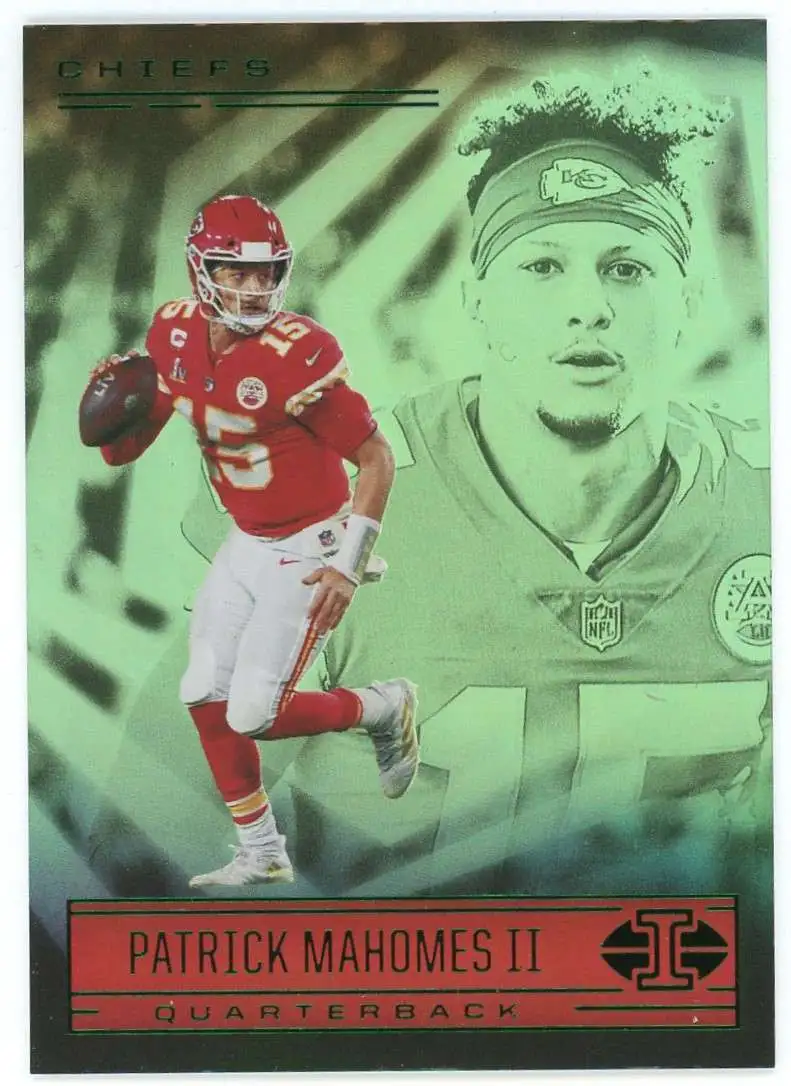 NFL Kansas City Chiefs 2021 Panini Illusions Green Patrick Mahomes II #24