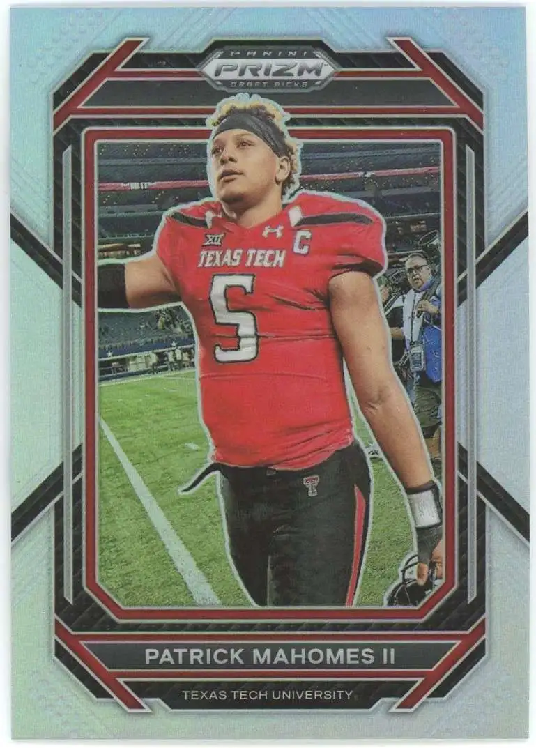 NFL 2023 Panini Prizm Draft Picks Silver Patrick Mahomes II #81 [Photo Variation]