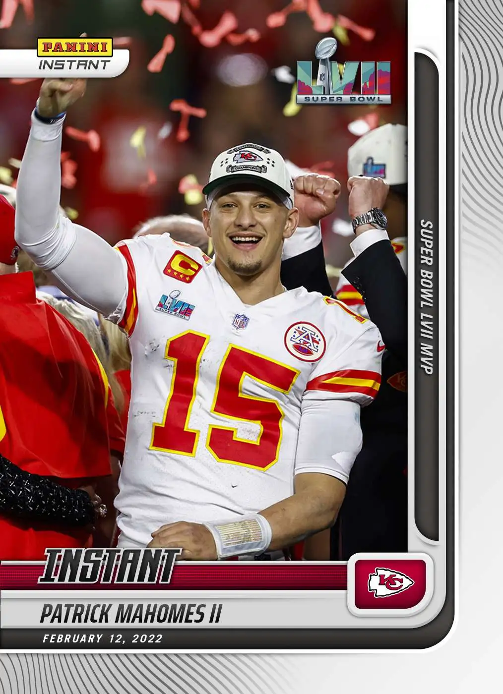 Patrick Mahomes Kansas City Chiefs 2022 Super Bowl LVII Patch