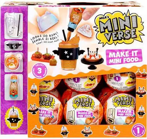 Miniverse Make It Mini Food HALLOWEEN Mystery Box 18 Packs MGA