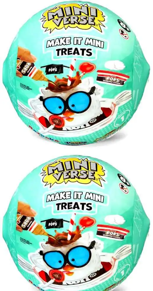 Miniverse Make It Mini Treats LOT of 2 Mystery Packs