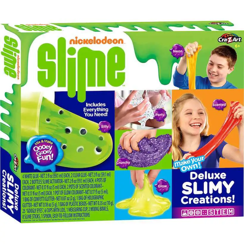 Nickelodeon Slime Deluxe Slimy Creations Kit Cra-Z-Art - ToyWiz