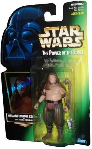 Star Wars Return of the Jedi Power of the Force POTF2 Collection 2 Malakili (Rancor Keeper) Action Figure [Hologram Card, Loose]