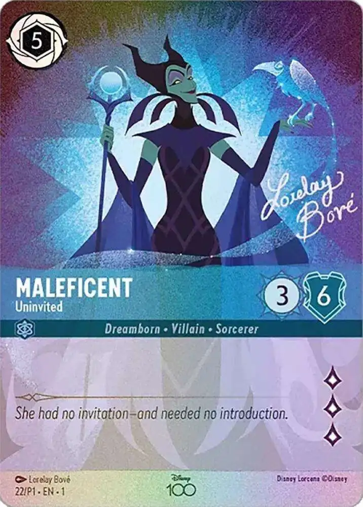 villainous lorcana promo card Disney Introduction to Evil 1 Artist Ravensburger - Sweet schemes, villains!