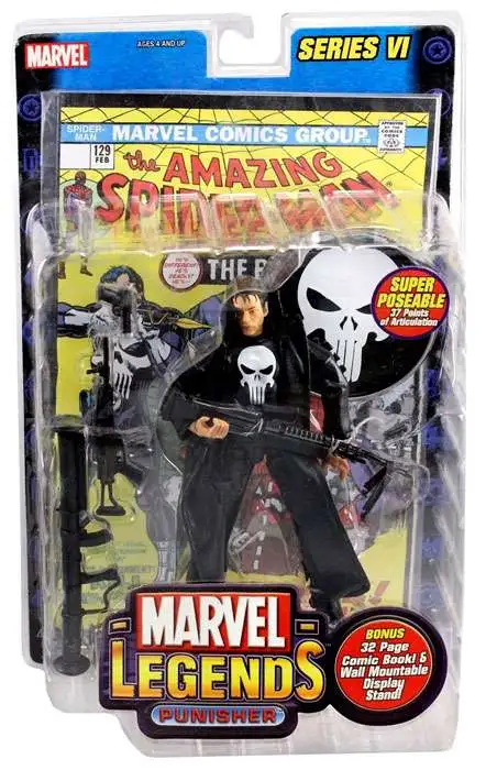 Marvel Legends Series 6 Punisher Action Figure Movie Version