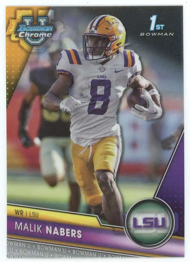NFL 2023 Bowman Chrome U 1st Bowman Malik Nabers #74