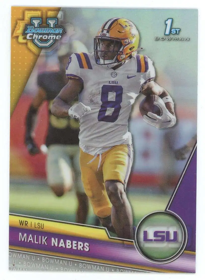 NFL 2023 Bowman Chrome U 1st Bowman Refractor Malik Nabers #74