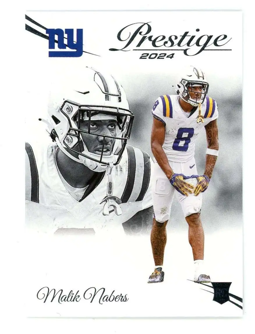 NFL 2024 Panini Prestige Malik Nabers #306 [Rookie]