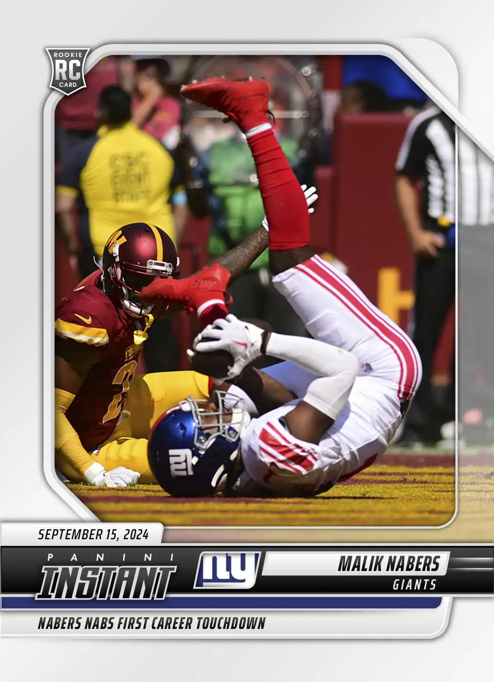 NFL New York Giants 2024 Instant Football Malik Nabers #43 [Rookie]