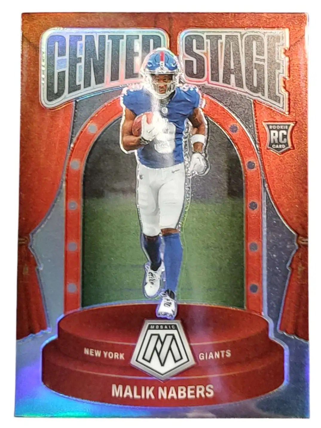 NFL 2024 Panini Mosaic Football Center Stage Malik Nabers #3 [Rookie]