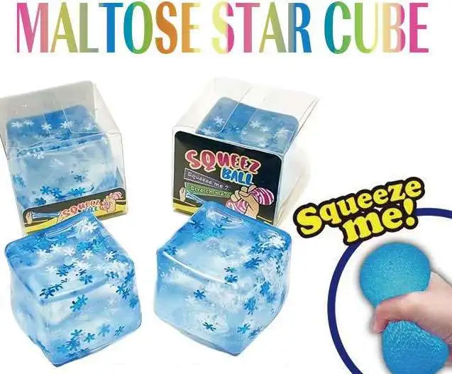 Maltose Star Cube 2-Inch Stress Squishy Fidget Toy (Pre-Order ships May)