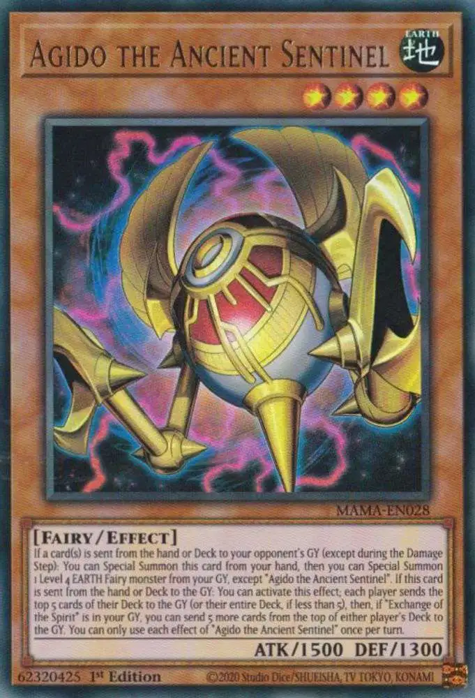 YuGiOh Magnificent Mavens Single Card Ultra Rare Agido the Ancient ...