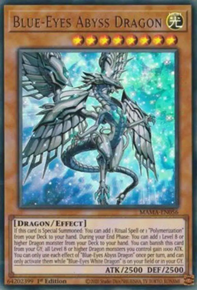 YuGiOh Magnificent Mavens Ultra Rare Blue-Eyes Abyss Dragon MAMA-EN056