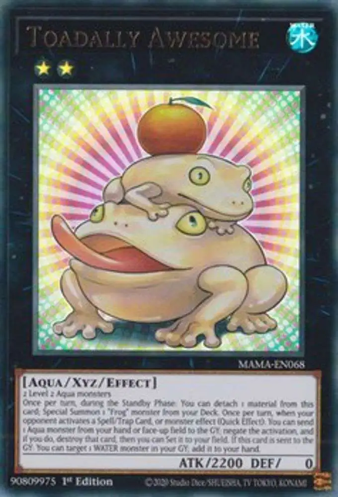 YuGiOh Magnificent Mavens Ultra Rare Toadally Awesome MAMA-EN068
