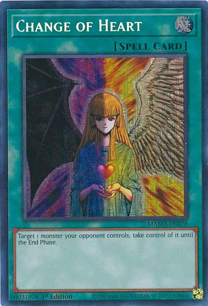 YuGiOh Magnificent Mavens Single Card Secret Pharaohs Rare Change of ...