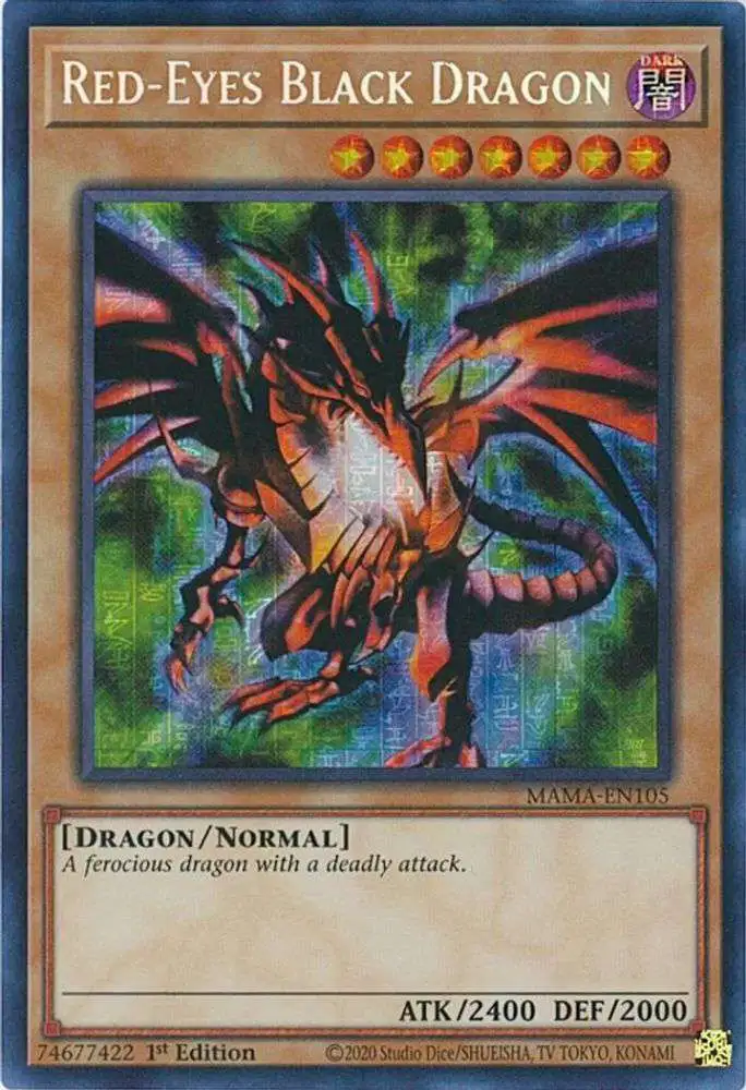 YuGiOh Magnificent Mavens Single Card Secret Pharaohs Rare Red-Eyes ...