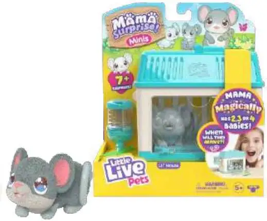 Little Live Pets Mama Surprise Mini Lil Mouse Interactive Plush Toy  Magically Has 2, 3 OR 4 Babies TOP HOLIDAY GIFT Moose Toys - ToyWiz