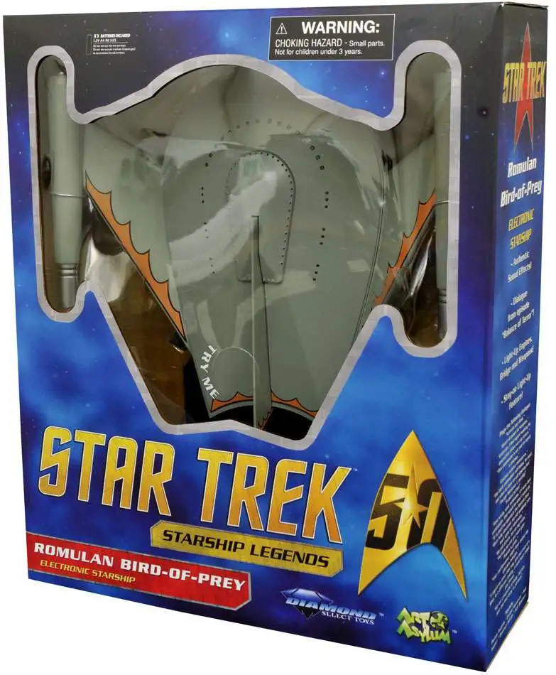 DIAMOND SELECT TOYS Star Trek Romulan Bird of Prey Ship The Original Series 
