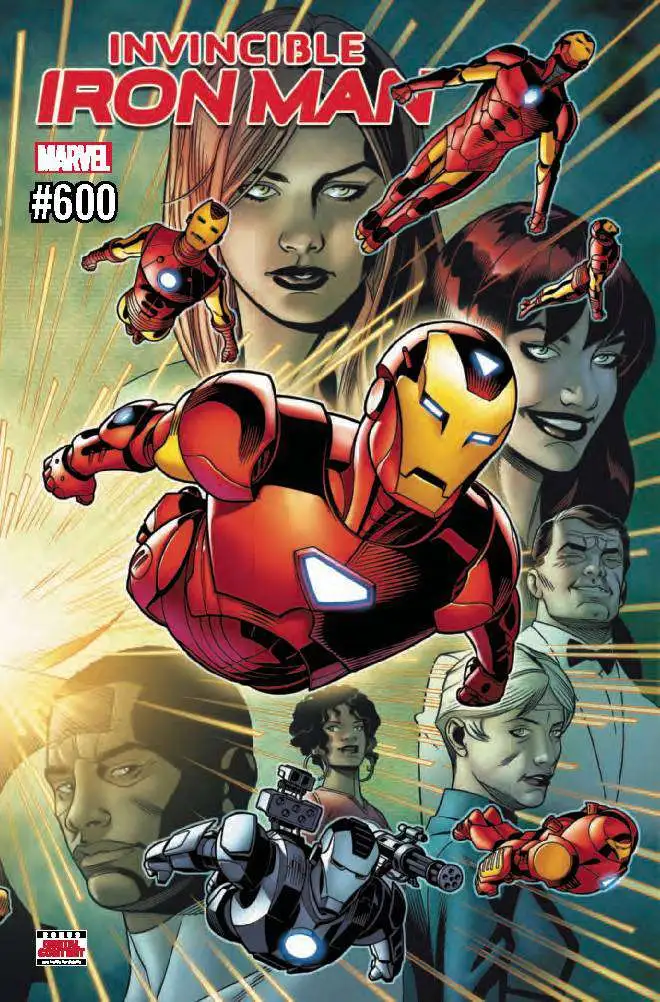Marvel Comics The Invincible Iron Man Comic Book 600 ToyWiz