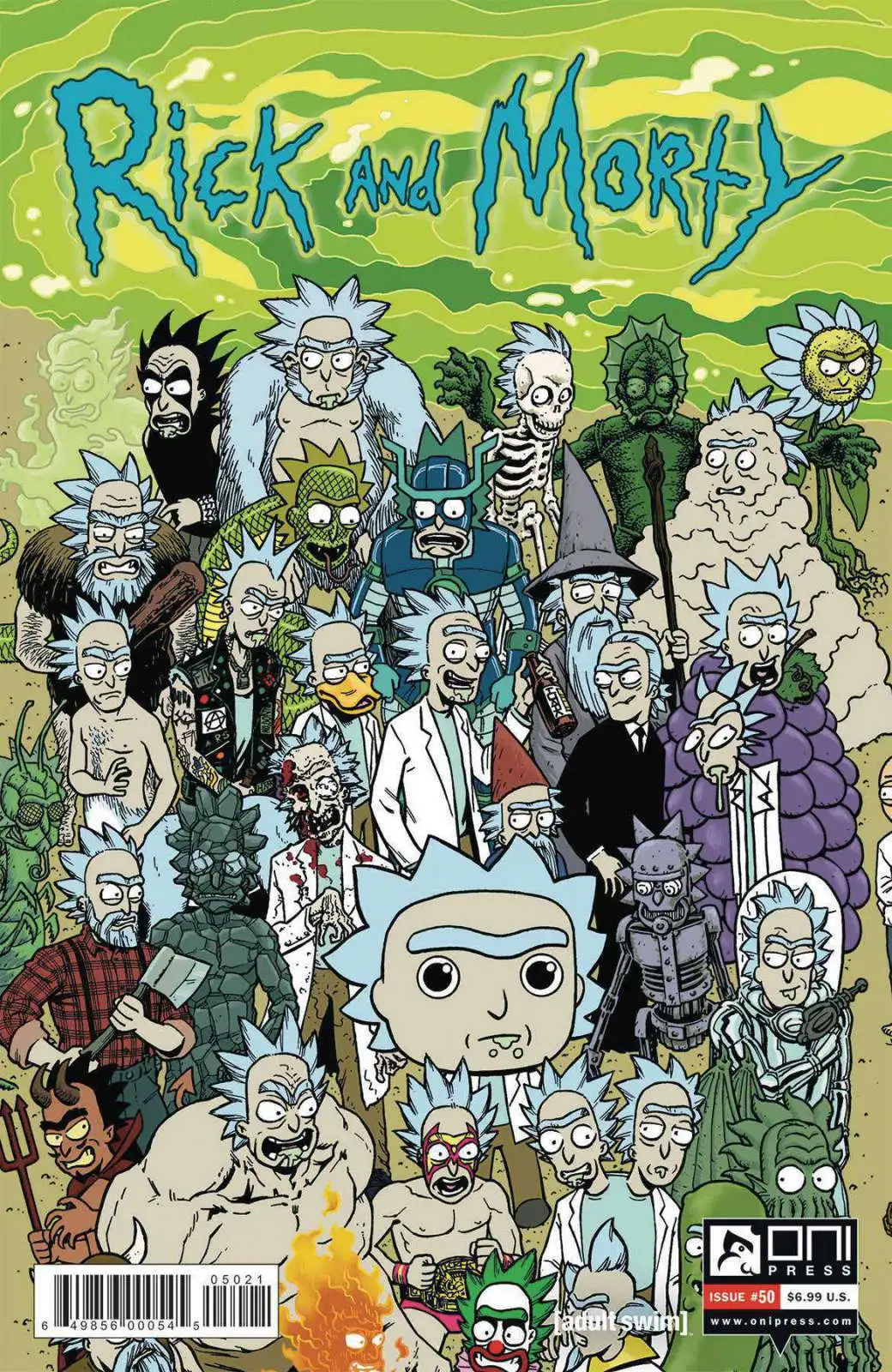 Rick and Morty #57 B Cover Oni Press VF/NM Comics Book 