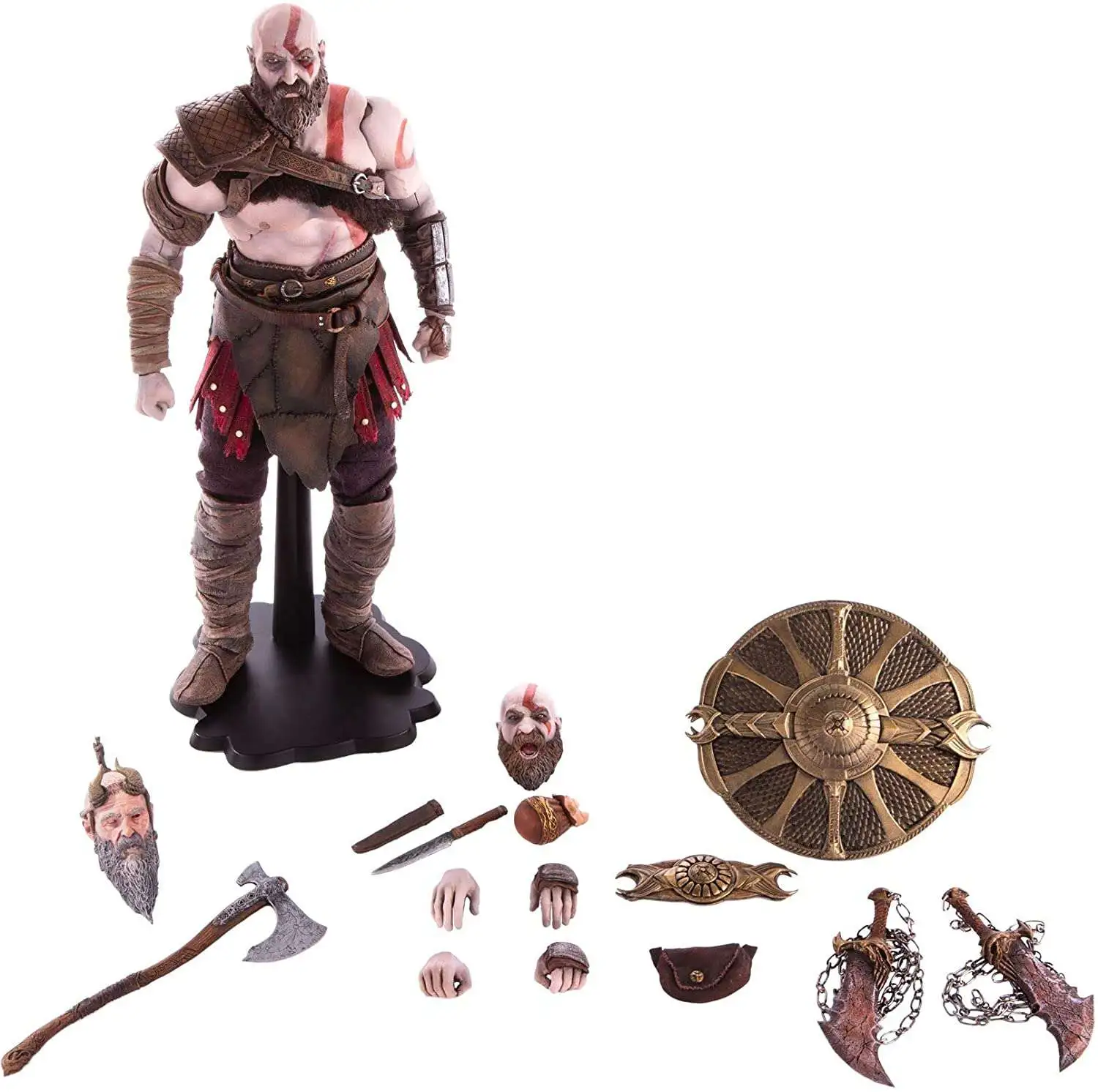 7" God of War 3 Ultimate Kratos Action Figure 1:12 Game Collection Toy Gift New 