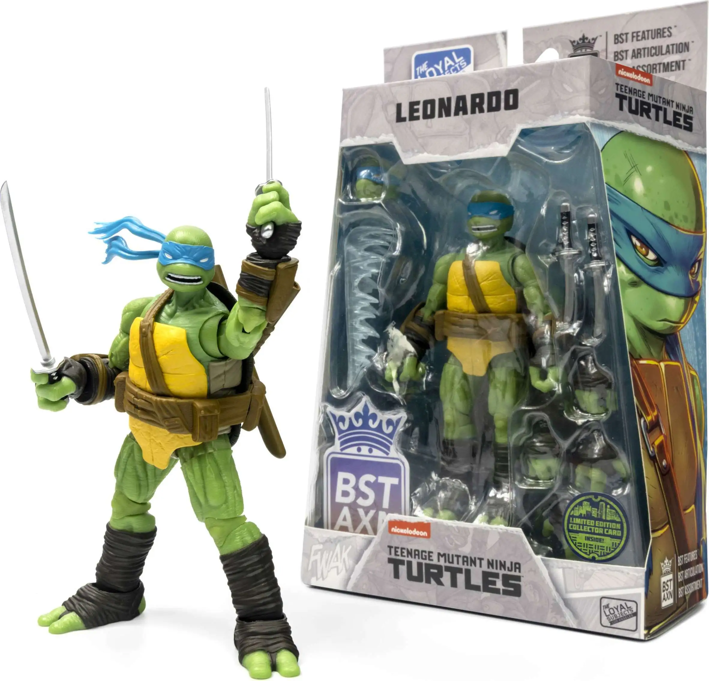 Teenage Mutant Ninja Turtles TMNT BST AXN Comic Heroes Leonardo 5