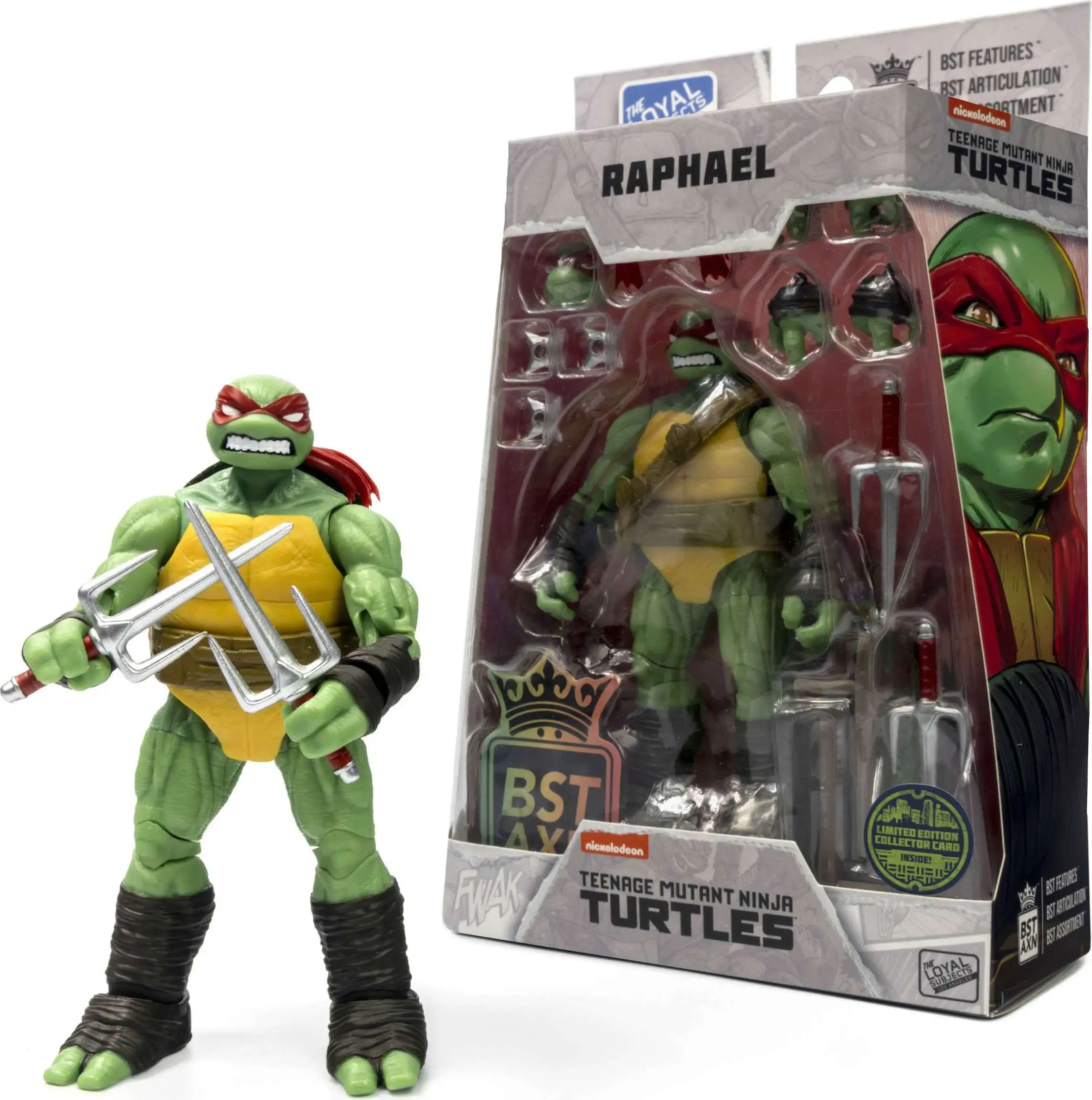 Heroes　AXN　The　Raphael　Teenage　TMNT　Figure　Loyal　Mutant　Comic　Ninja　BST　Turtles　Action　Subjects　ToyWiz