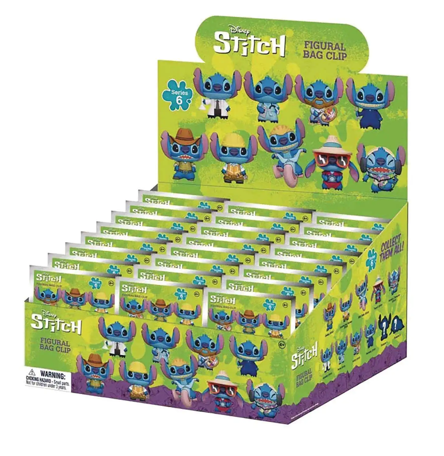 Disney 3D Figural Keyring Lilo Stitch Series 6 2 Mystery Box