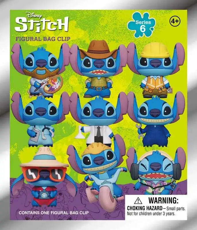 Disney 3D Figural Keyring Lilo Stitch Series 6 2 Mystery Pack 1