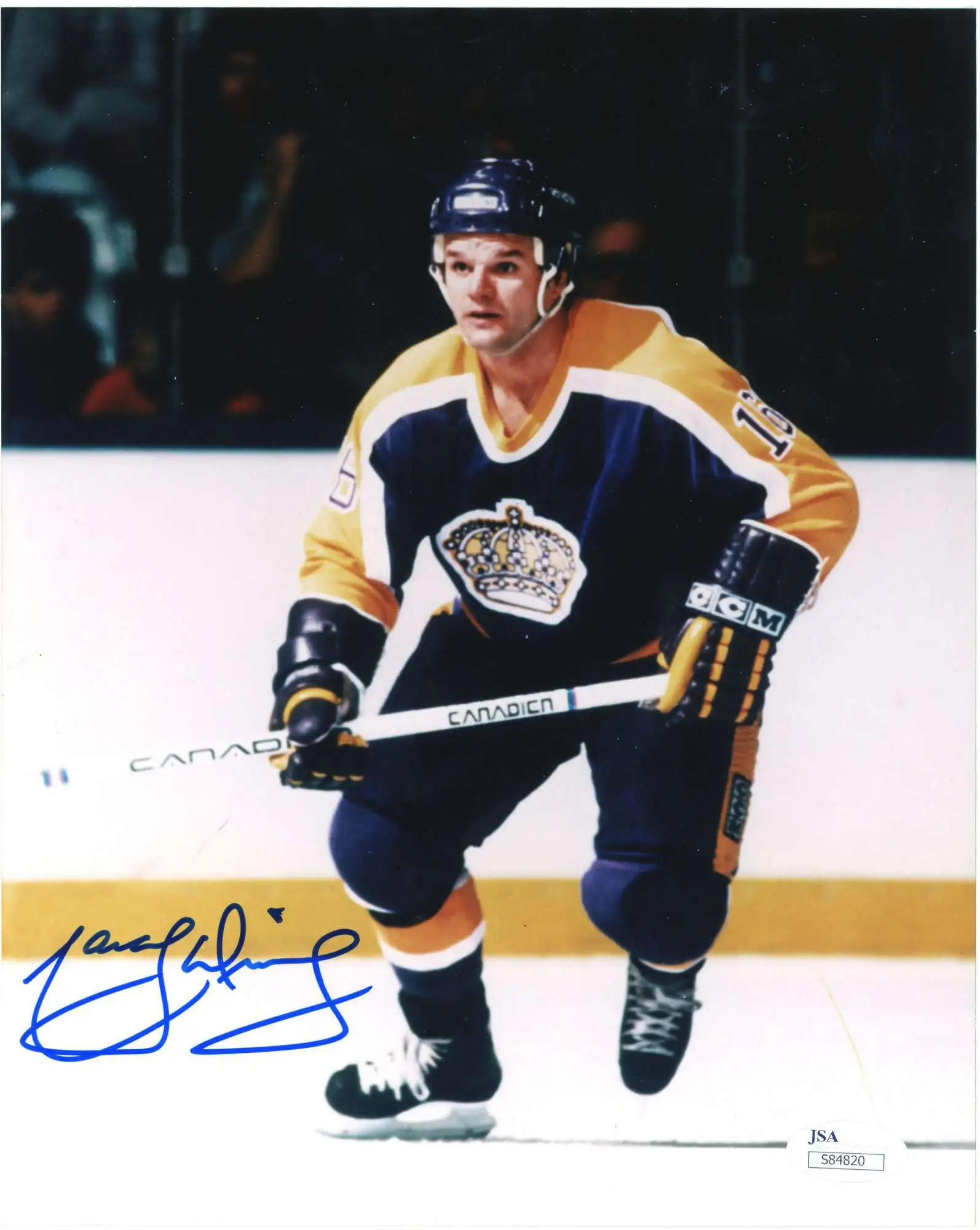 ToyWiz Marcel Dionne 8 x 10 Autographed Photo [JSA Authenticated ]