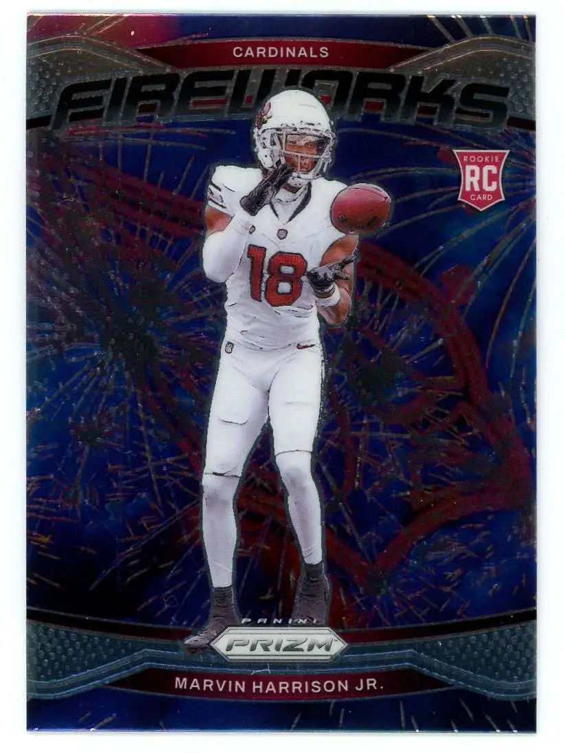 NFL 2024 Panini Prizm Football Fireworks Marvin Harrison Jr. #20 [Rookie]
