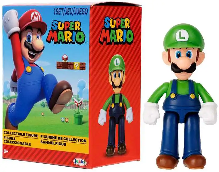 Super Mario Bros Series 2 Luigi Vinyl Mini Figure 