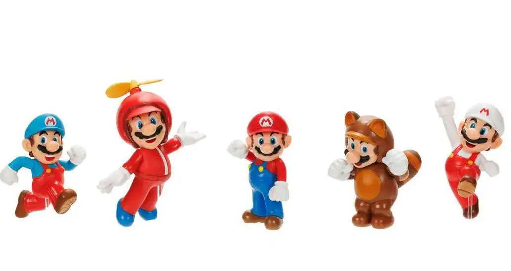 World of Nintendo Super Mario Ice, Propeller, Standing, Tanooki Fire ...