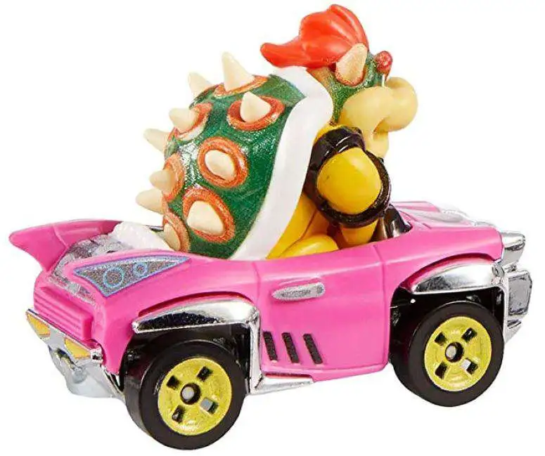  Hot Wheels GBG31 Mario Kart 1:64 Die-Cast Bowser with Badwagon  Vehicle : Toys & Games